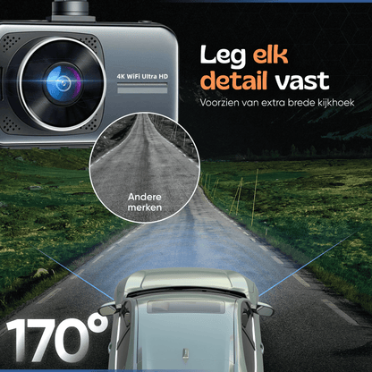 Camigoo® Dashcam voor Auto Voor en Achter D1 Pro - Ultra 4K & Full HD