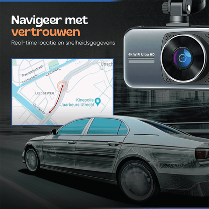 Camigoo® Dashcam voor Auto Voor en Achter D1 Pro - Ultra 4K & Full HD